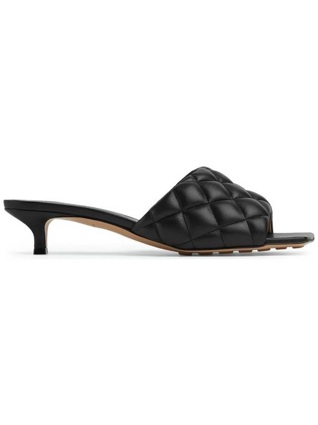 Bottega Veneta Padded Leather Mule Black
