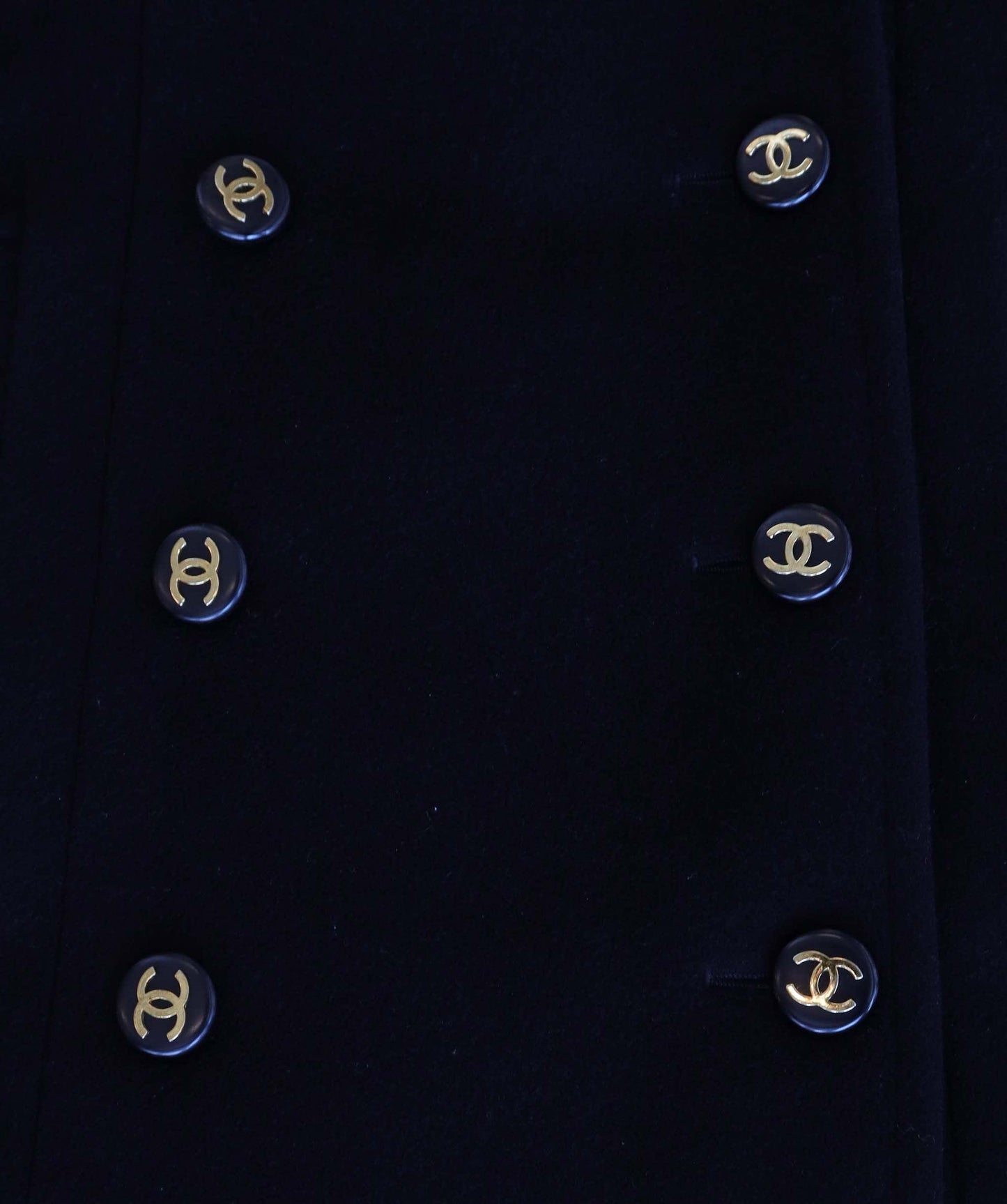 Chanel 93A Cashmere Coat Black DXBK0088