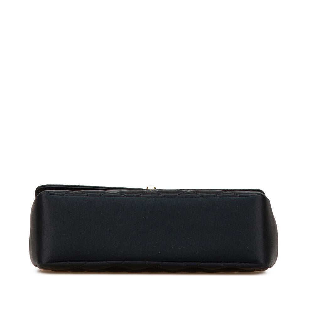 Black Fabric Chanel Flap Bag