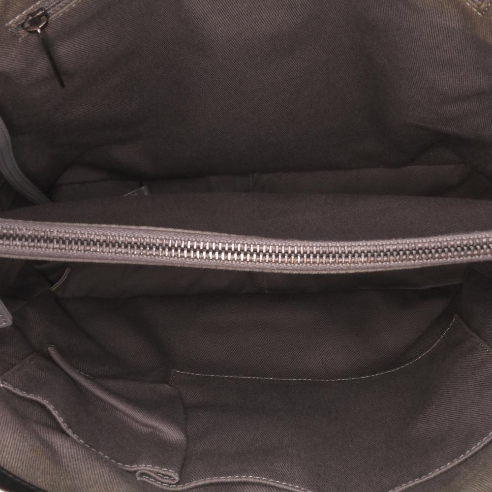 Black Leather Chanel Tote