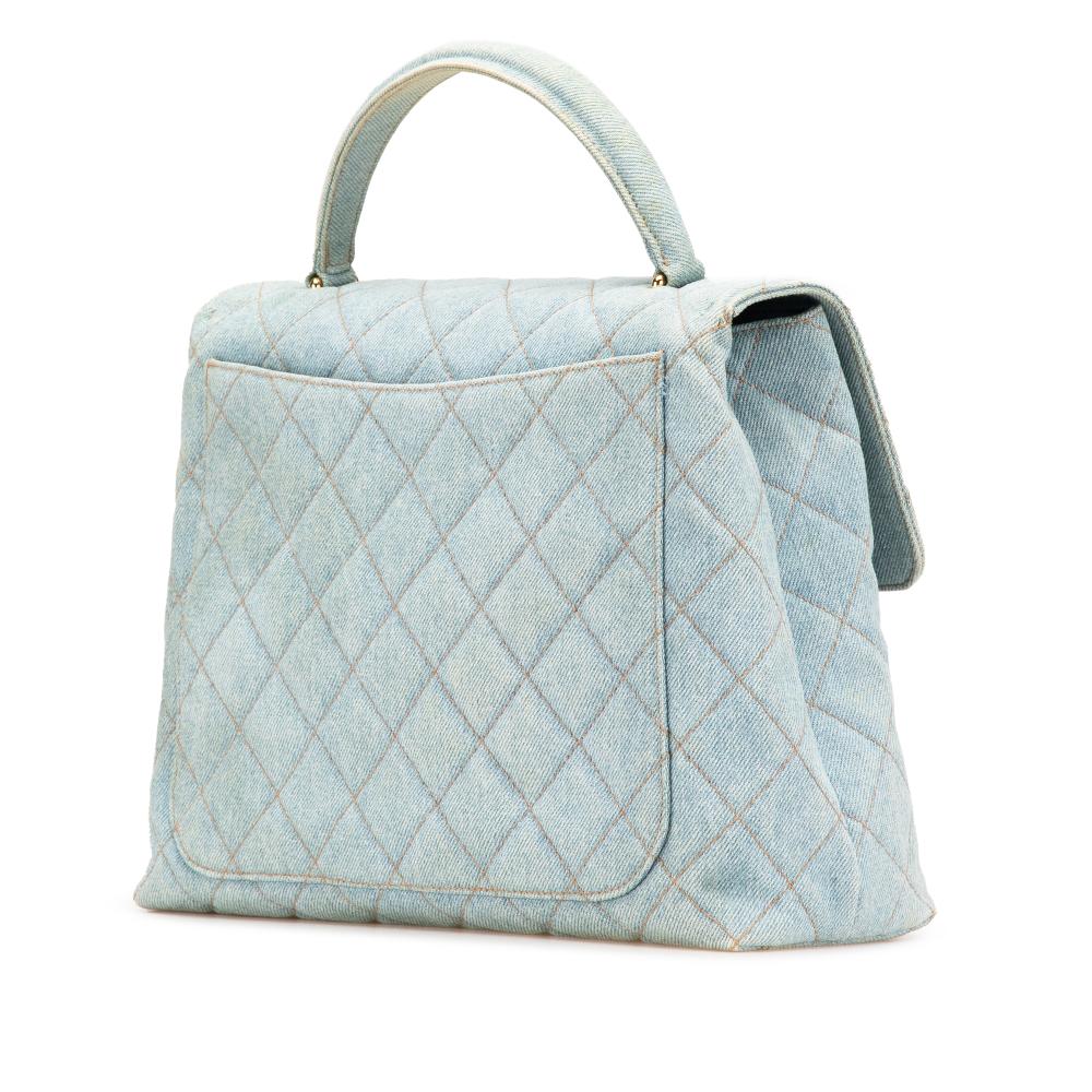 Blue Denim Chanel Handbag