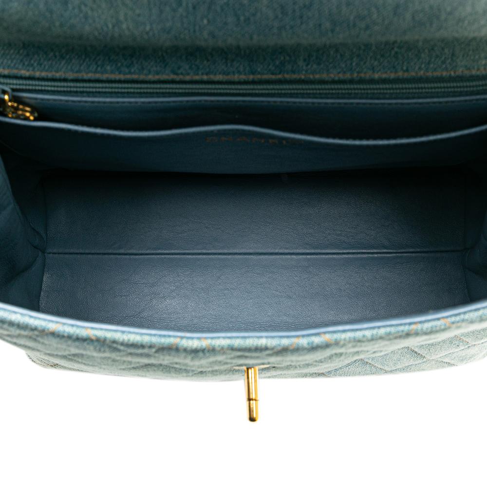 Blue Denim Chanel Handbag