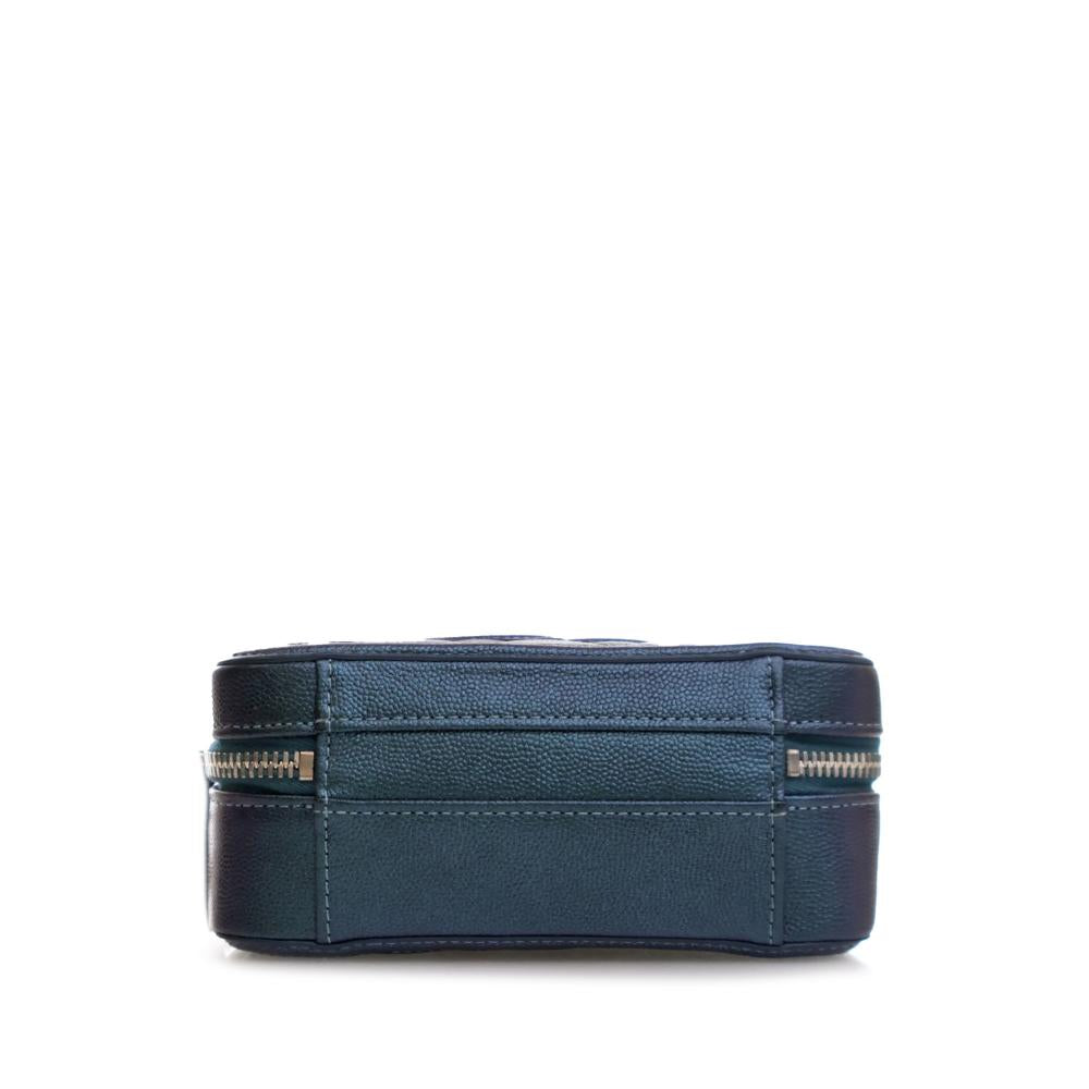 Blue Leather Chanel Vanity