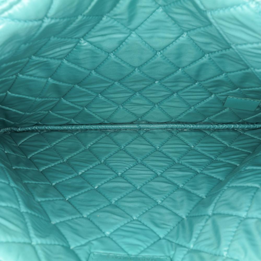 Blue Leather Chanel Clutch