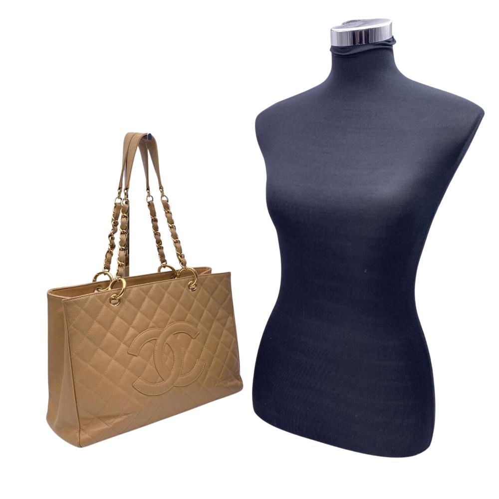Brown Leather Chanel Tote