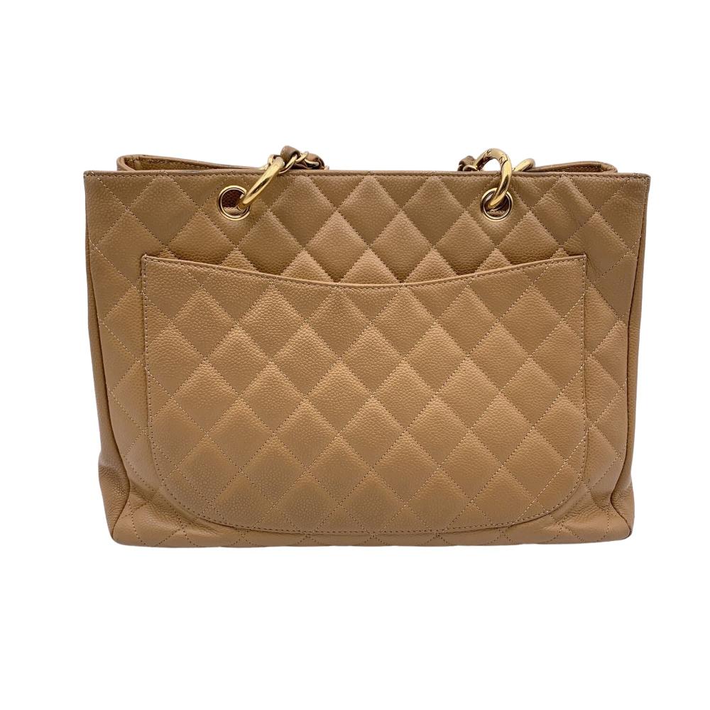 Brown Leather Chanel Tote