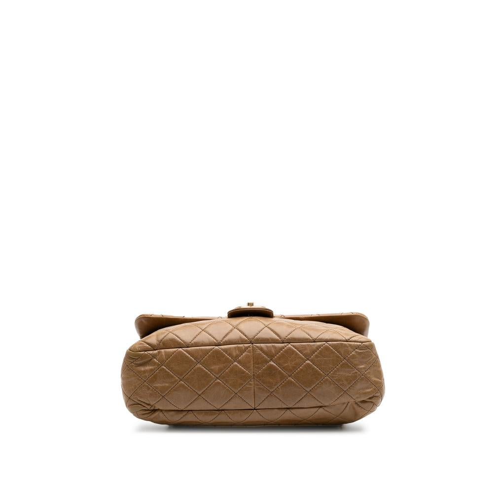 Brown Leather Chanel Flap Bag