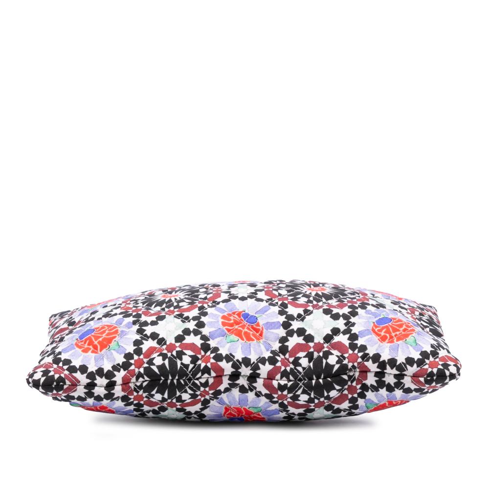 Multicolor Canvas Chanel Clutch