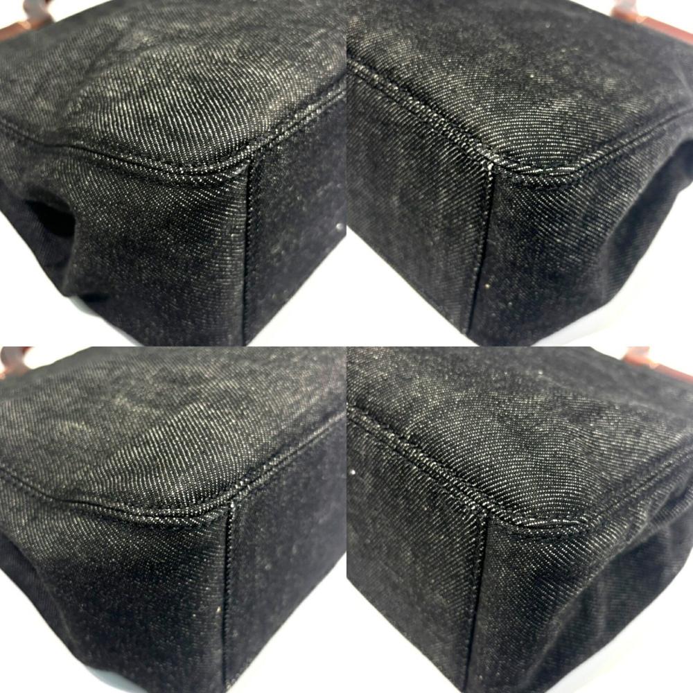 Navy Denim Chanel Handbag