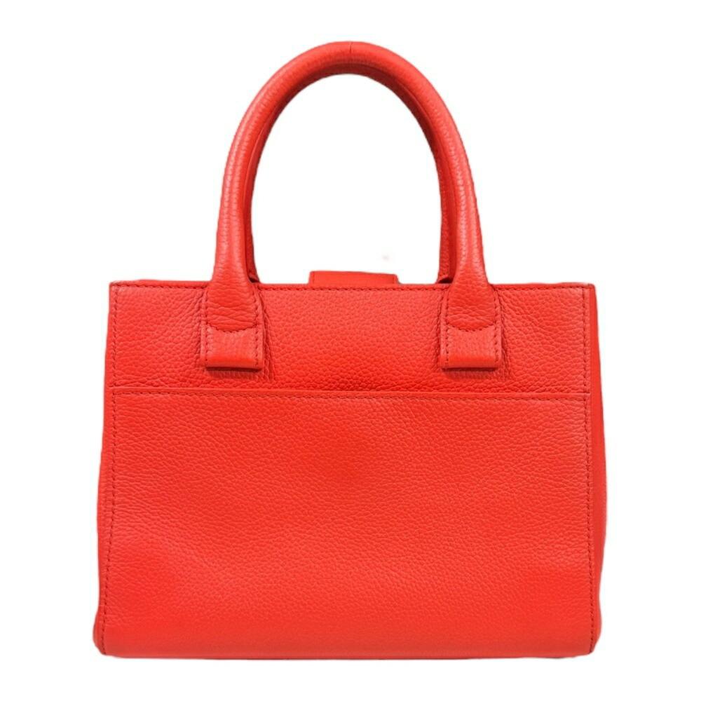 Red Leather Chanel Handbag