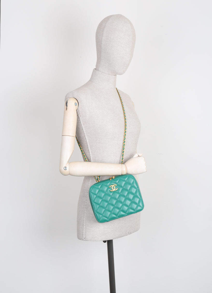 CHANEL Afternoon Tea Vanity Bag Green