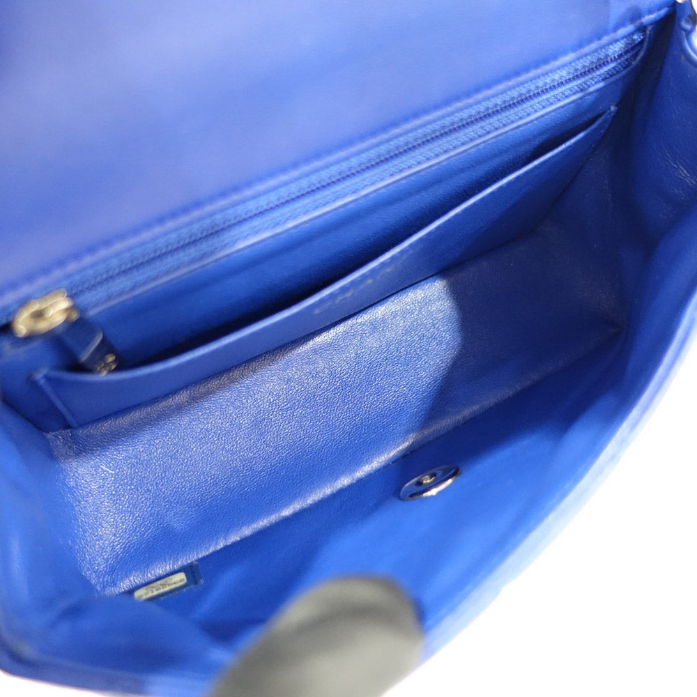 CHANEL A69900 Mini Chain S A69900 Blue G Flap Bag