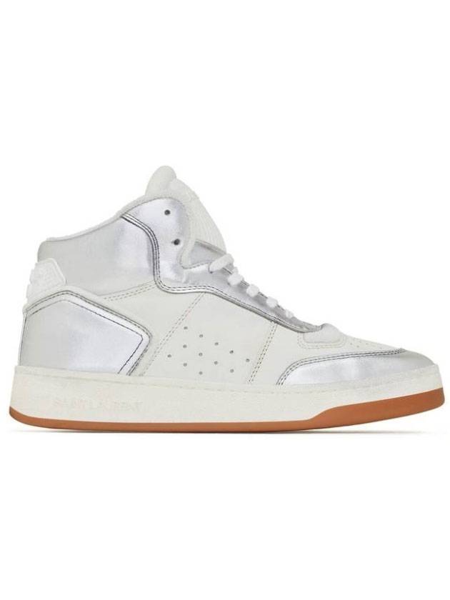 Saint Laurent SL 80 High-Top Sneakers Silver