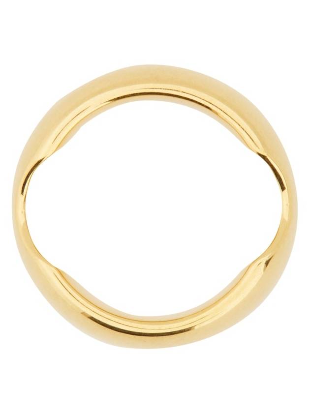 Balenciaga engraved logo polished finish ring 765847TZ99G