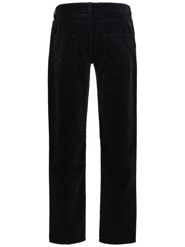 Saint Laurent Men's Corduroy Straight Pants Black