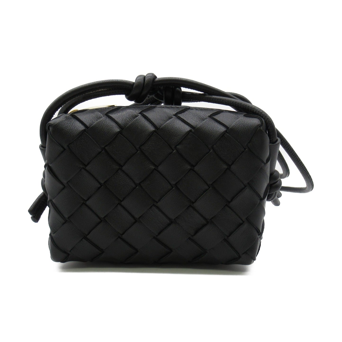 Bottega Veneta Candy Loop Camera Bag Shoulder Bag Black 730832V1G118425