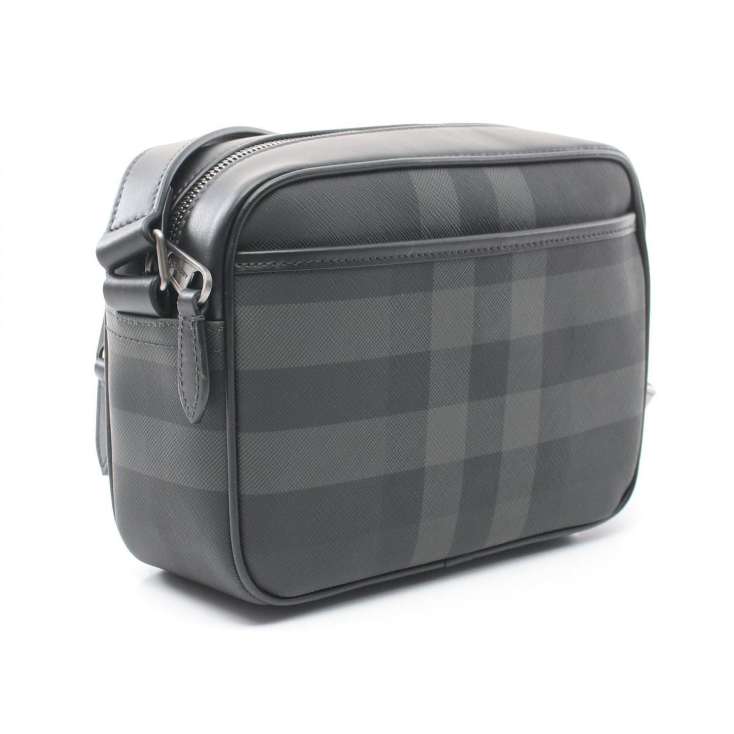 Burberry Coated Canvas Leather Shoulder Bag ()