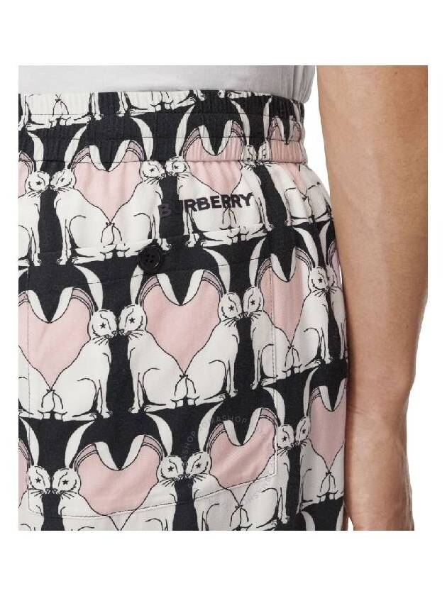 Burberry Burberry Rabbit-Print Shorts, Size X-Small