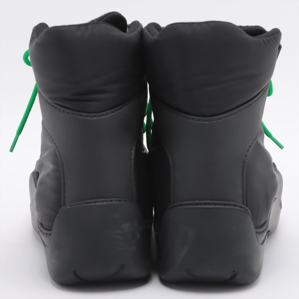 Bottega Veneta Nylon Boots 39 Unisex Black Bomber Paddle Boots