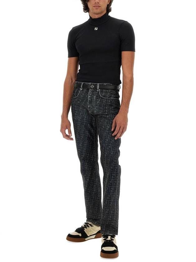 Fendi FF Denim Jeans Grey