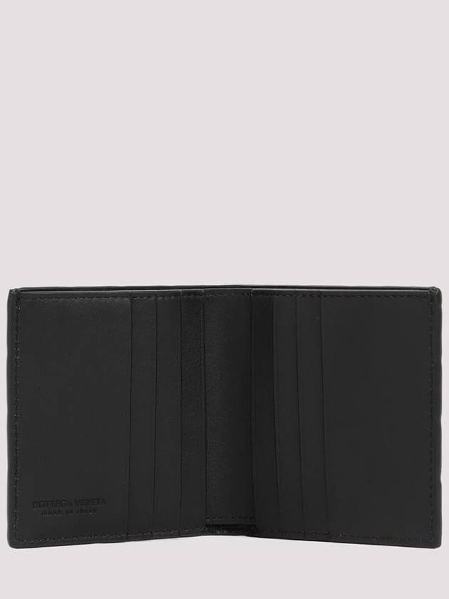 Bottega Veneta Intrecciato Slim Half Wallet Black