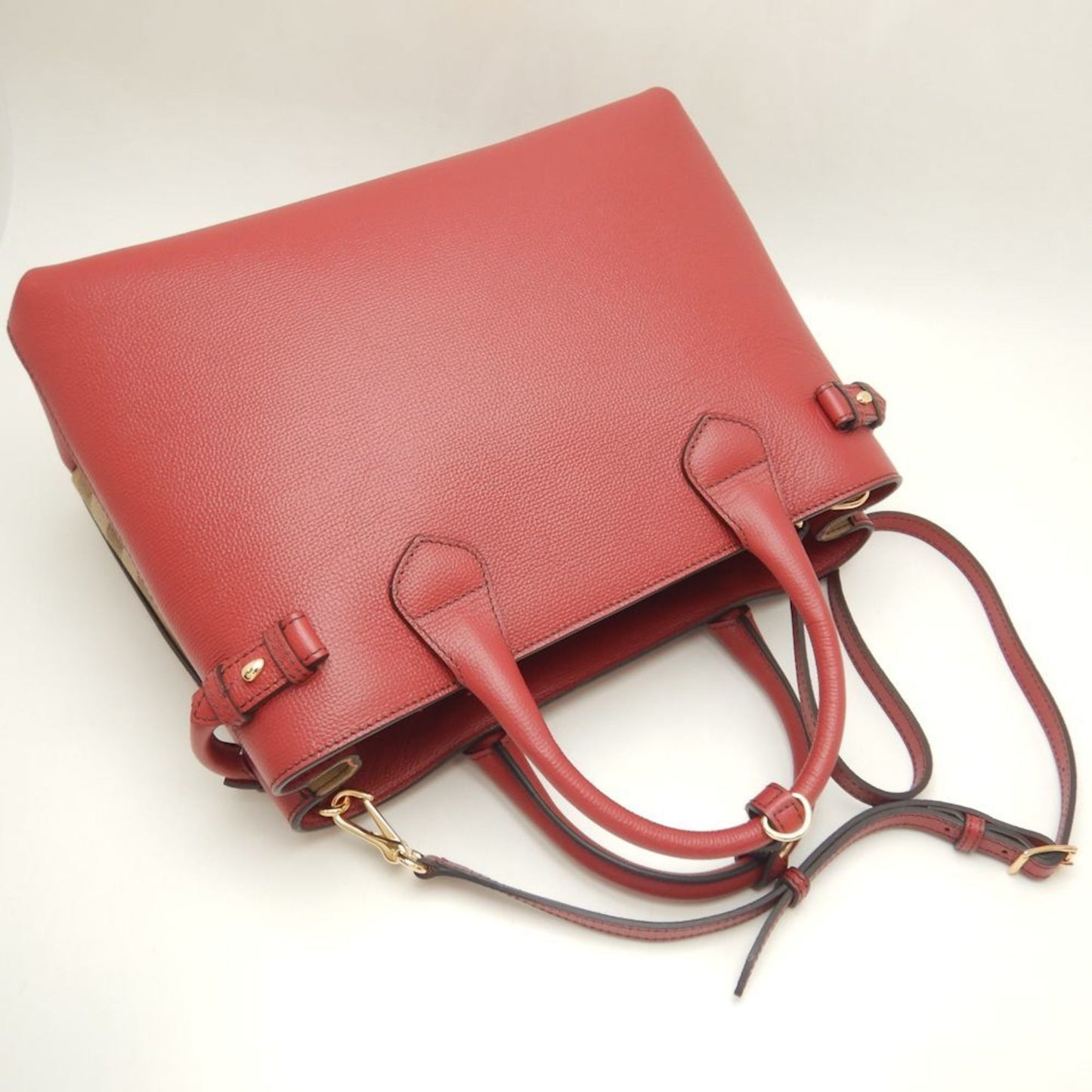 Burberry Canvas Leather Tote Bag ()