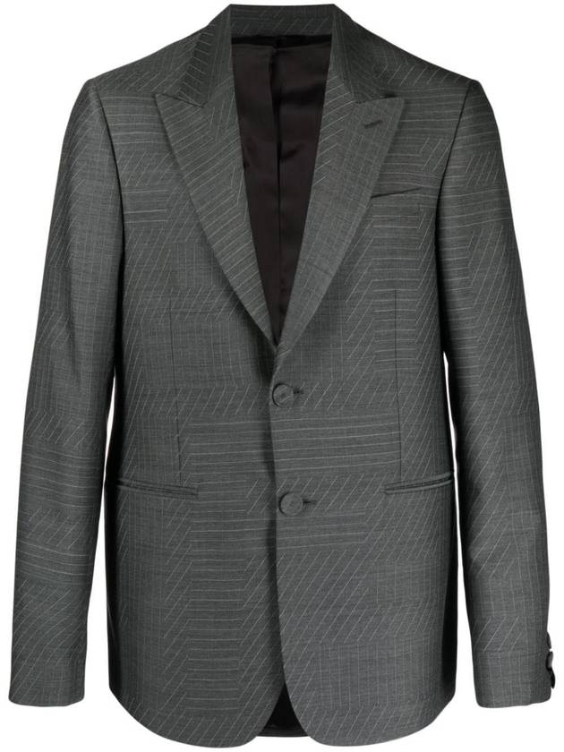 Fendi FF Shadow Blazer FJ0768APO4 F1LUY FLANNEL B0170734781