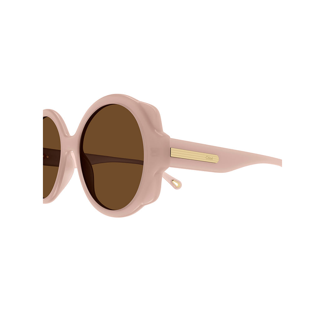 Chloe CH 0120S 003 55mm Womens Round Sunglasses