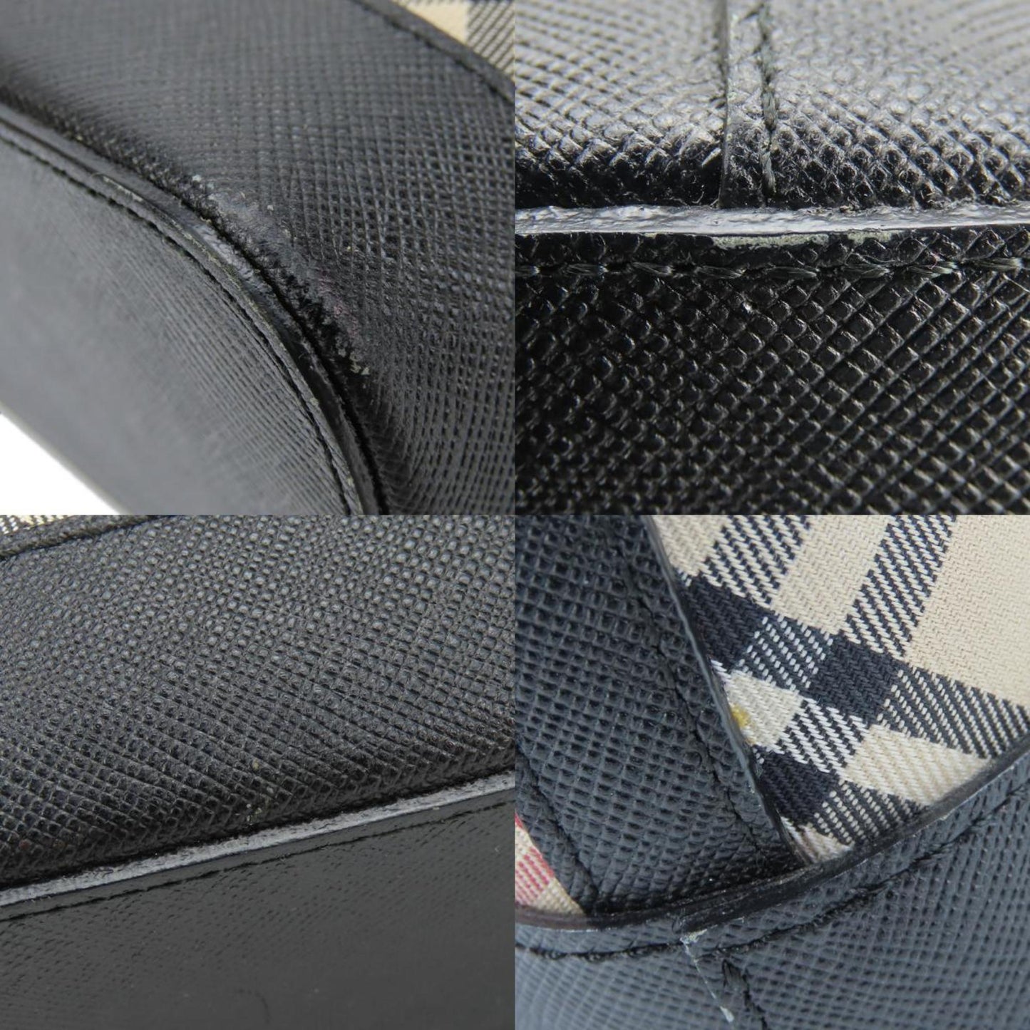 Burberry Canvas Leather Shoulder Bag ()