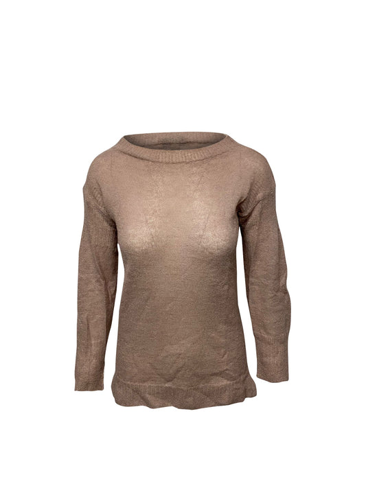 Burberry Crewneck Knit Sweater in Pink Wool