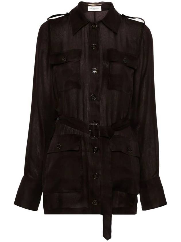 Saint Laurent Midi One Piece 778923Y065W2178 P24 CHOCOLAT