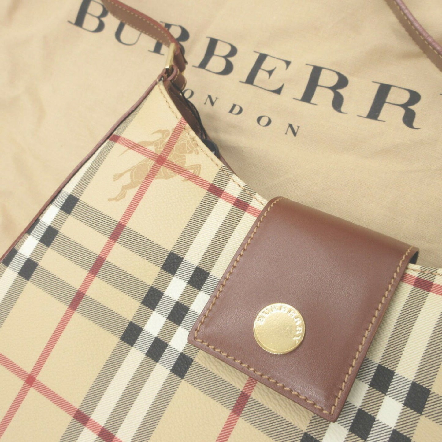 Burberry Pvc Leather Tote Bag ()