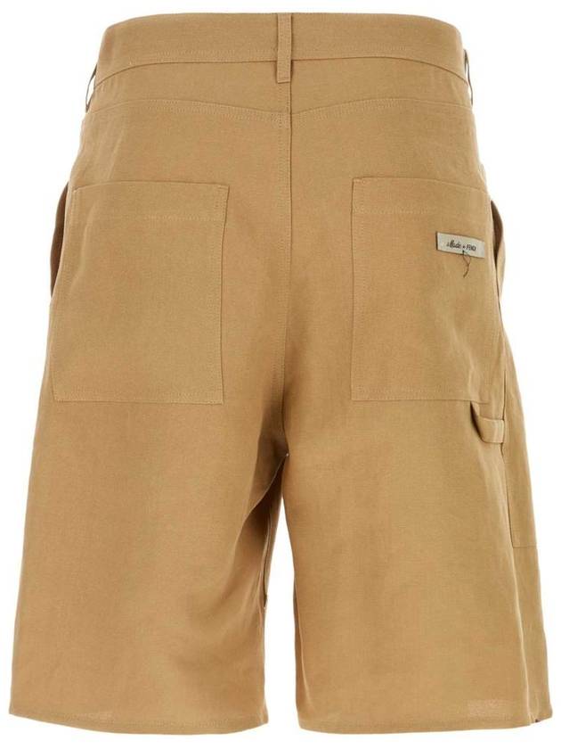 Fendi Bermuda Shorts Beige
