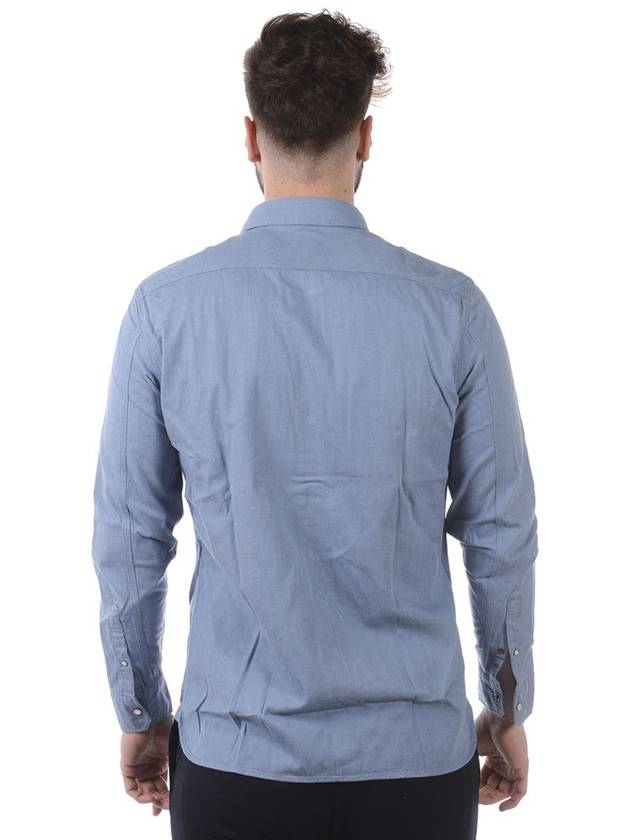 Burberry Long Sleeve Shirt 4056304AZZURRO LIGHT BLUE