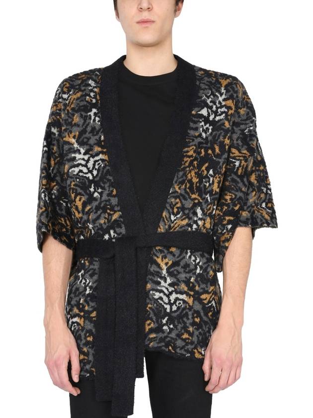 Saint Laurent Jacquard Knit Kimono 644663YAWU21026 B0040170085