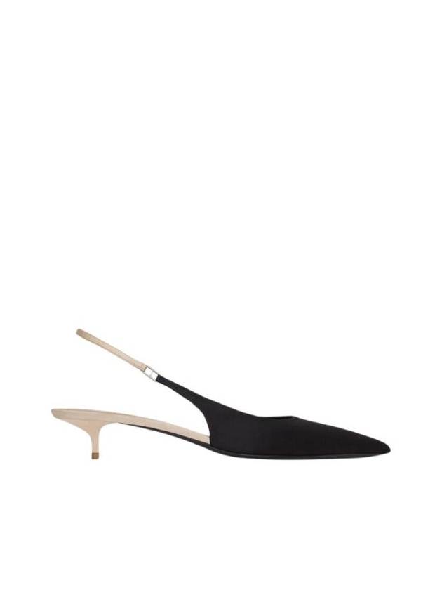 Saint Laurent Women's Cherish Sling Back Pumps Heels Black