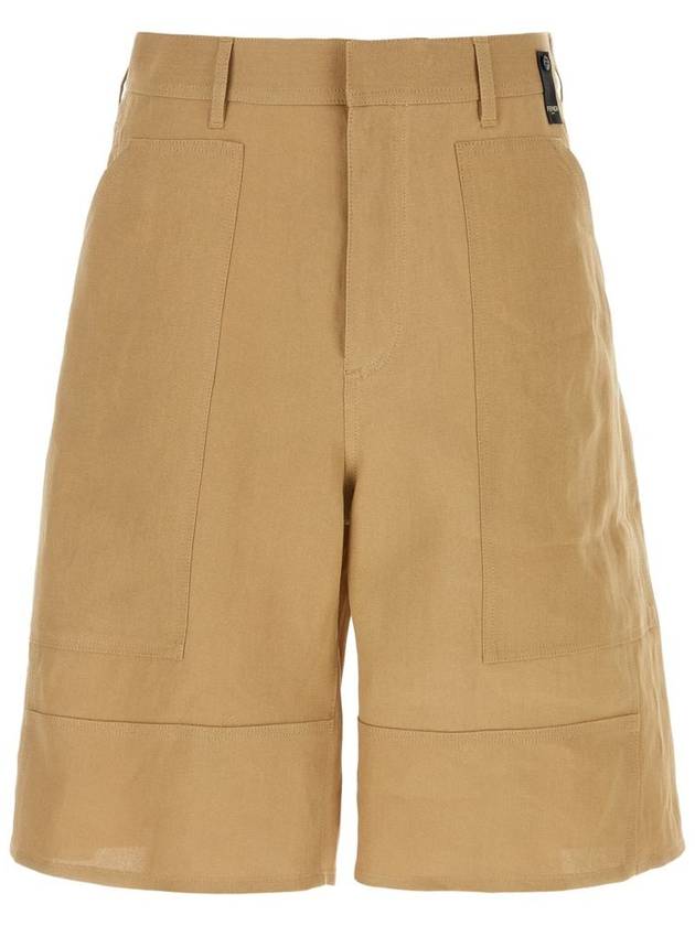 Fendi Bermuda Shorts Beige