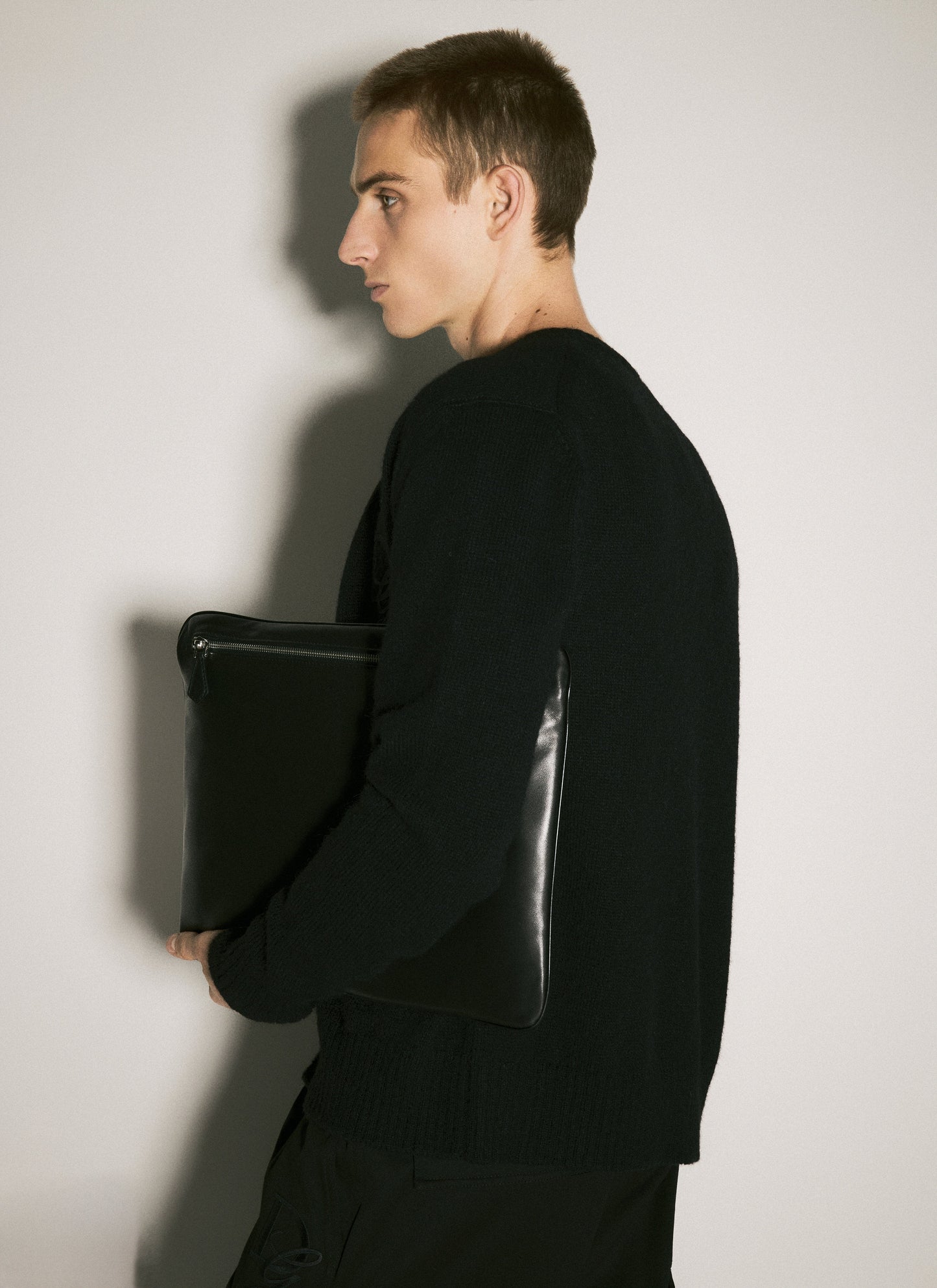 Dolce & Gabbana Men Nappa Leather Handbag