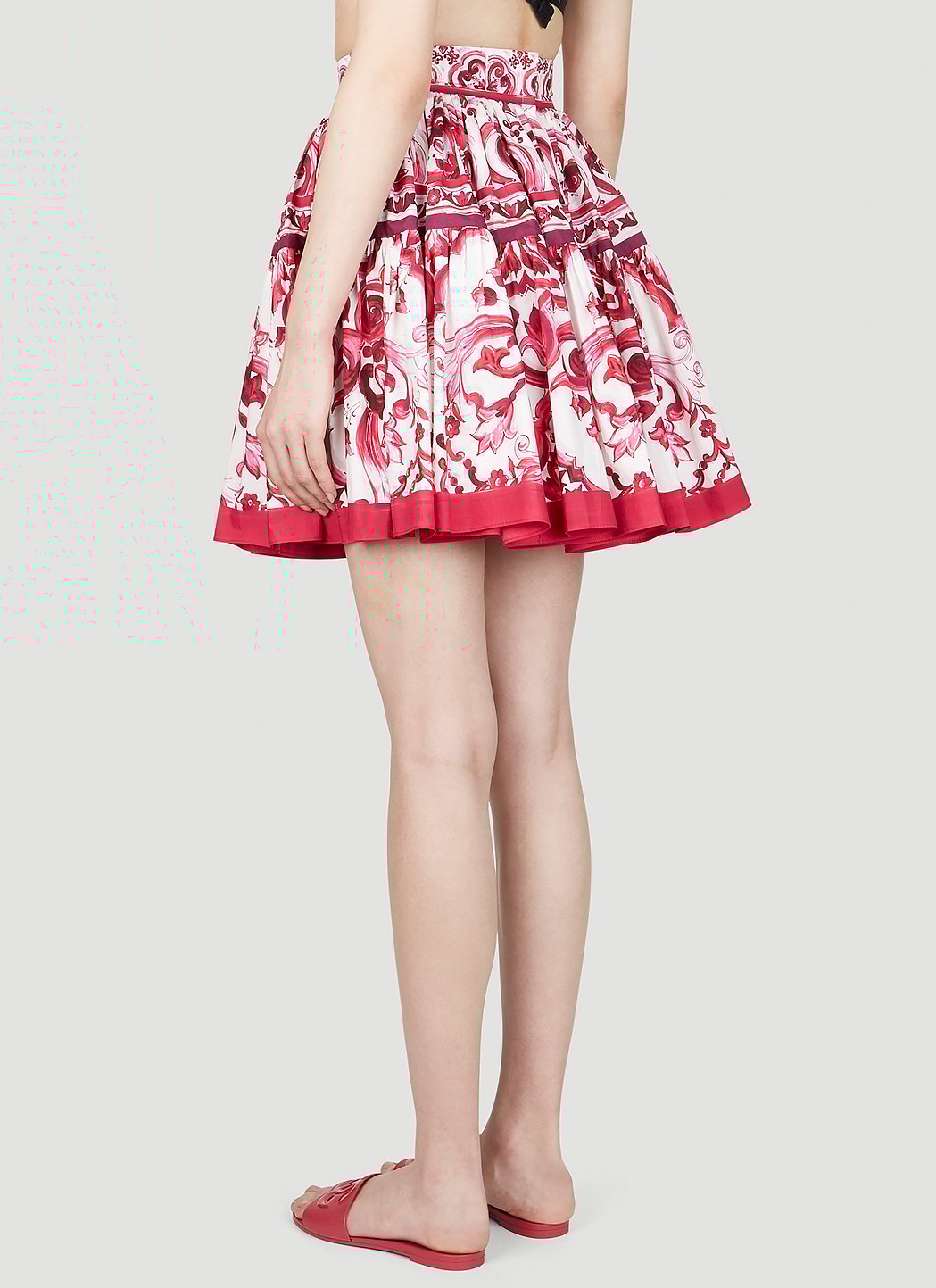 Dolce & Gabbana Women Majolica Print Skirt