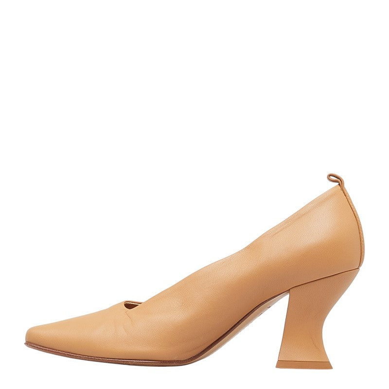 Bottega Veneta PUMPS POINTED TOU Size 35 1/2 Brown Leather