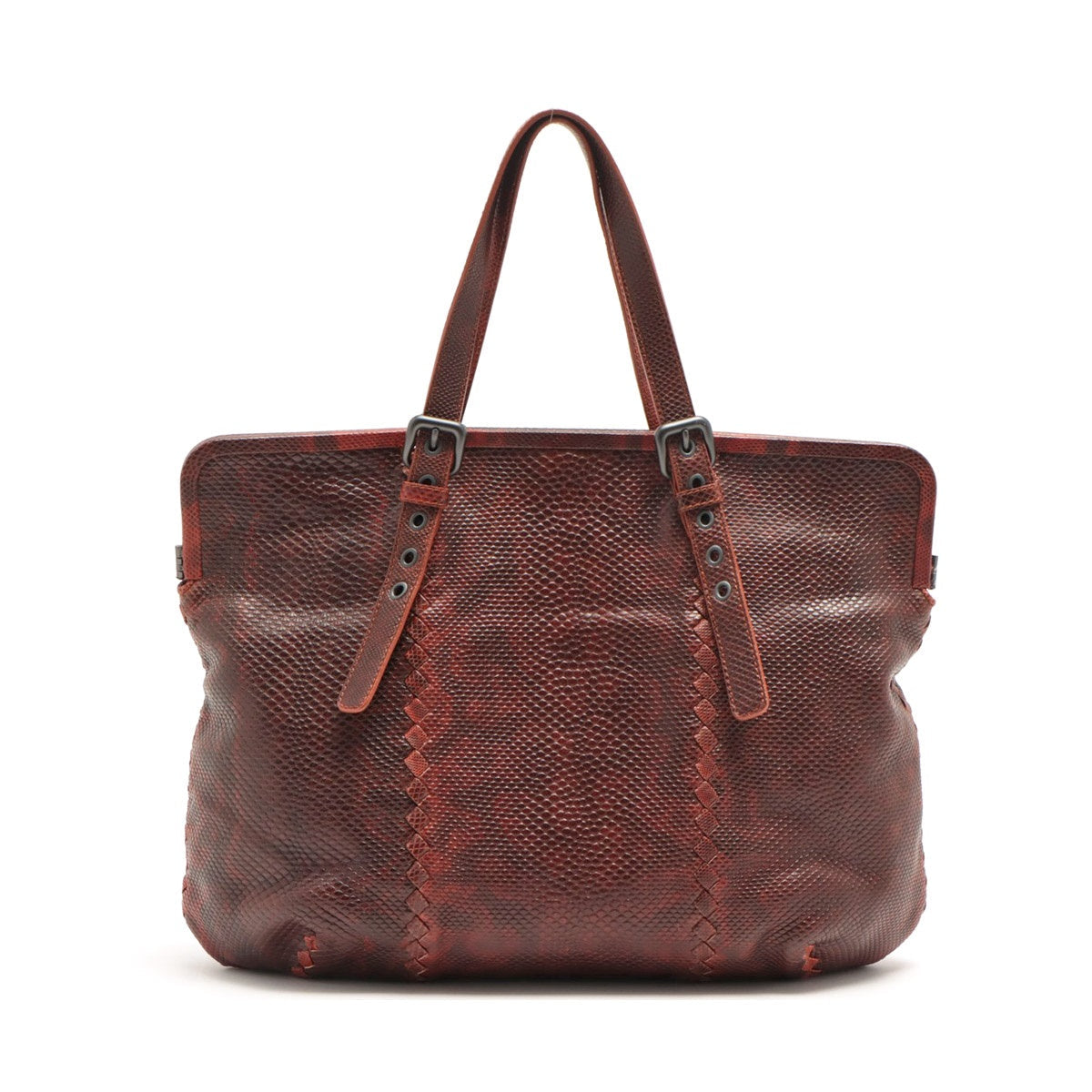 Bottega Veneta Intrecciato Rizard Tote Bag Brown Earl