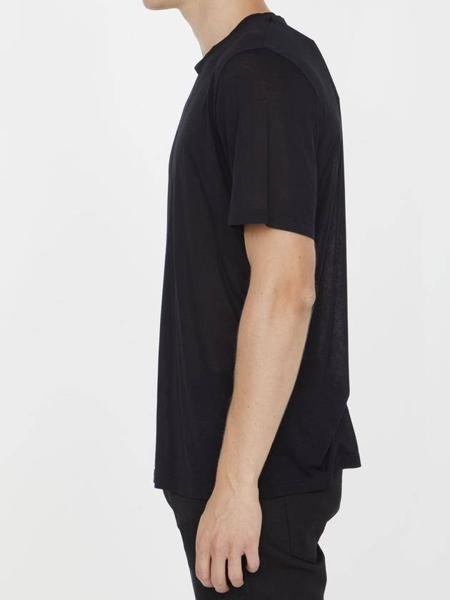 Saint Laurent Basic Short Sleeve T-Shirt Black