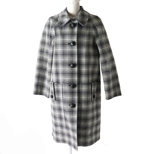 Burberry Check Houndstooth Rubber Coat Women