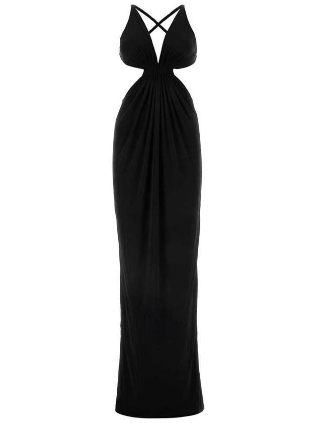 Saint Laurent 24 ss Backless HALTER Dress 777194 Y5F63 1000 B0111091549