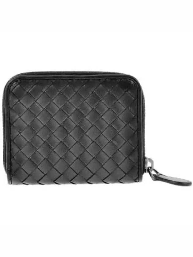Bottega Veneta Intrecciato Napa Coin Wallet Black