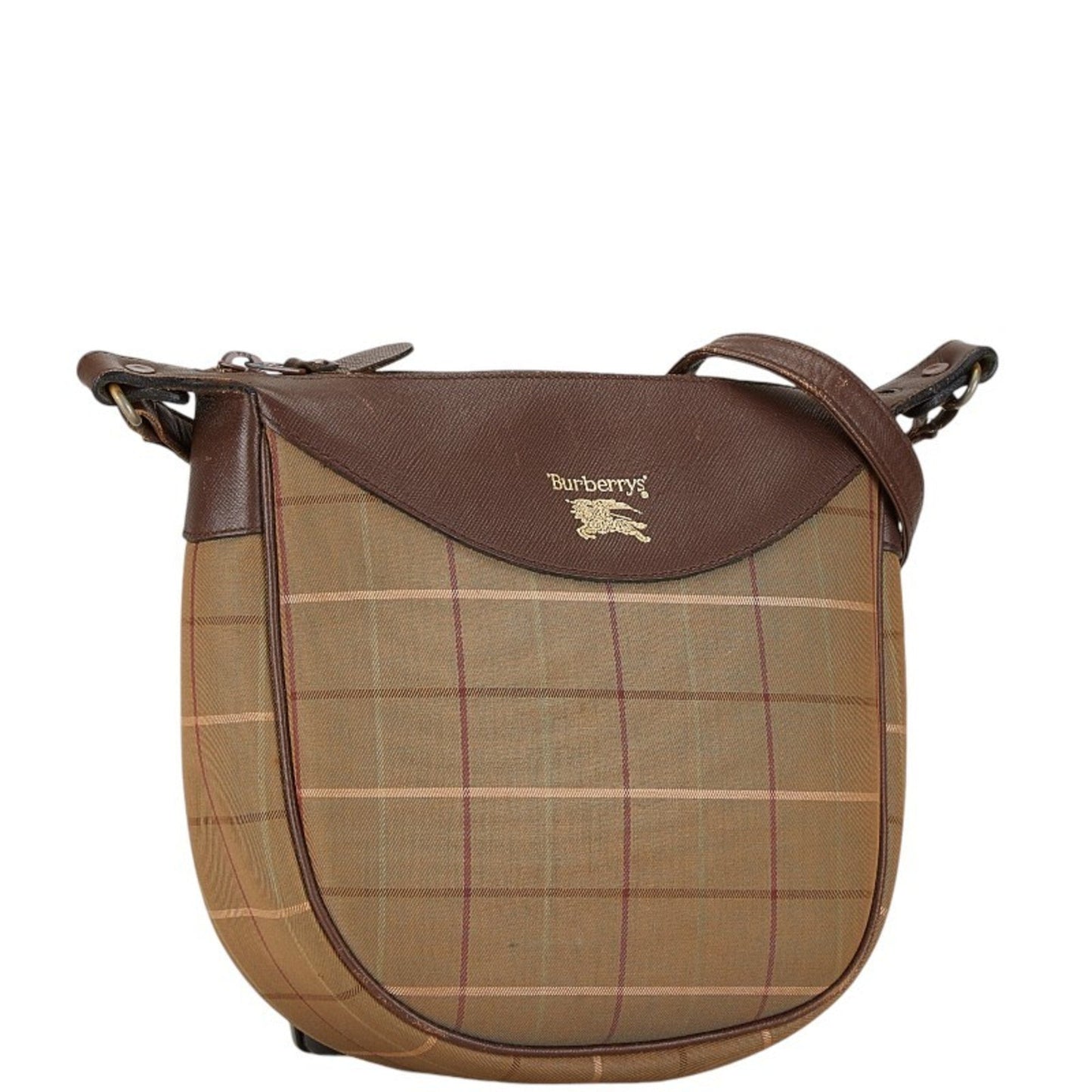 Burberry Canvas Leather Shoulder Bag ()