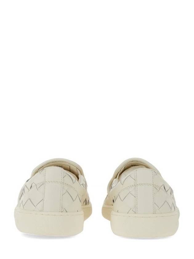 Bottega Veneta Sawyer Intrecciato Calfskin Slip-Ons White
