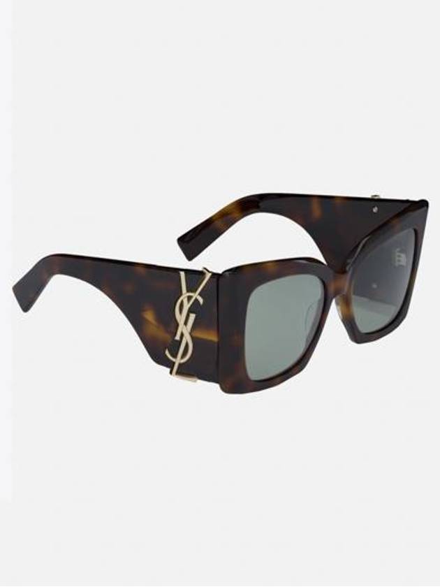 Saint Laurent Eyewear Oversize Frame Sunglasses Havana Brown