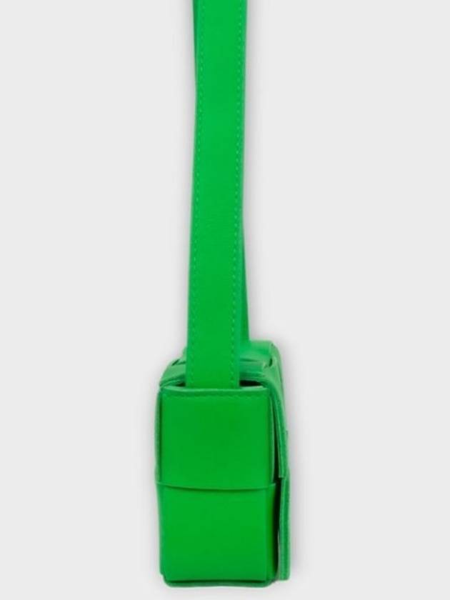 Bottega Veneta Intrecciato Cassette Small Cross Bag Green