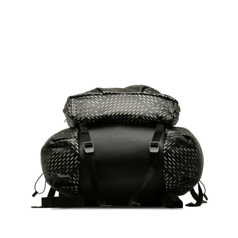 Bottega Veneta Backpack Rucksack Black Leather Ladies